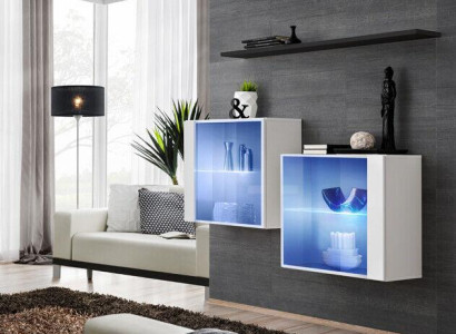 Modern Designer Suite Living room Wall Unit Wooden Furniture Set Complete new Furniture